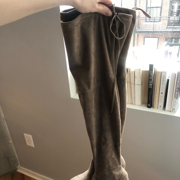 Slayer Steve Madden Taupe OTK Boots EXCELLENT Cond - Picture 12 of 12